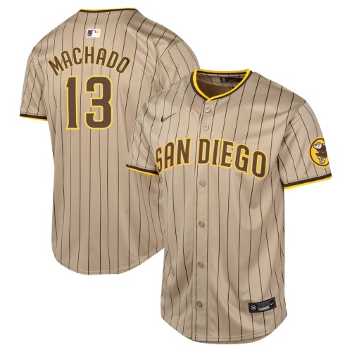 Manny Machado San Diego Padres Nike Youth Alternate Limited Player Jersey - Sand Manny Machado San Diego Padres Nike Youth Alternate Limited Player Jersey - Sand