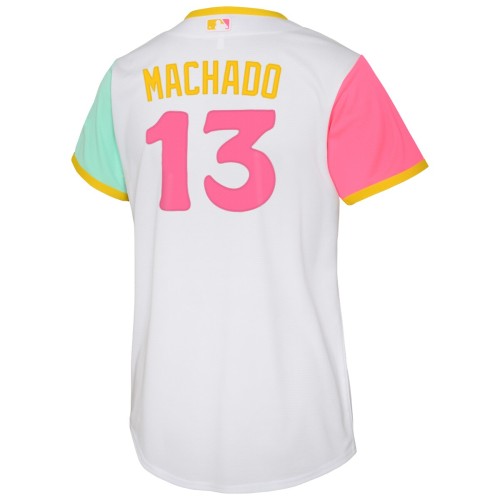Manny Machado San Diego Padres Nike Youth 2022 City Connect Replica Player Jersey - White Manny Machado San Diego Padres Nike Youth 2022 City Connect Replica Player Jersey - White