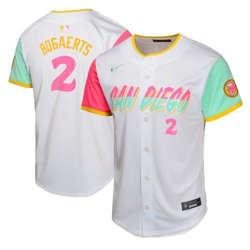 Xander Bogaerts San Diego Padres Nike Youth City Connect Limited Player Jersey - White Xander Bogaerts San Diego Padres Nike Youth City Connect Limited Player Jersey - White