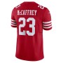 Christian McCaffrey San Francisco 49ers Nike Vapor F.U.S.E. Limited Jersey - Scarlet Christian McCaffrey San Francisco 49ers Nike Vapor F.U.S.E. Limited Jersey - Scarlet