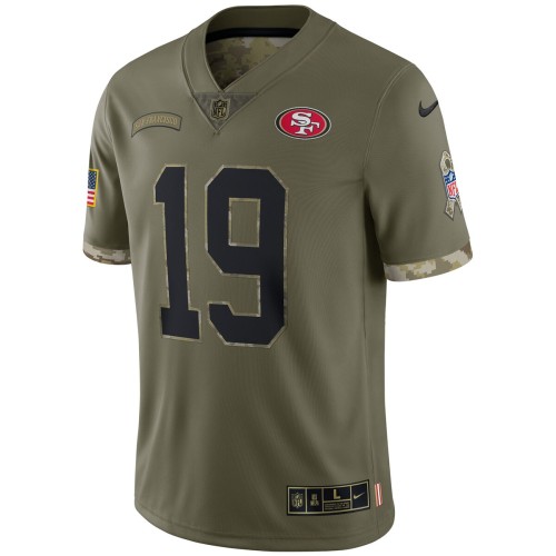 Deebo Samuel San Francisco 49ers Nike 2022 Salute To Service Limited Jersey - Olive Deebo Samuel San Francisco 49ers Nike 2022 Salute To Service Limited Jersey - Olive