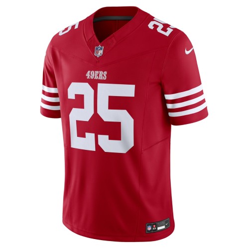 Elijah Mitchell San Francisco 49ers Nike Vapor F.U.S.E. Limited Jersey - Scarlet Elijah Mitchell San Francisco 49ers Nike Vapor F.U.S.E. Limited Jersey - Scarlet