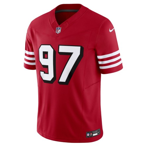 Nick Bosa San Francisco 49ers Nike Vapor F.U.S.E. Limited Alternate 1 Jersey - Scarlet Nick Bosa San Francisco 49ers Nike Vapor F.U.S.E. Limited Alternate 1 Jersey - Scarlet