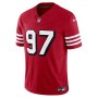 Nick Bosa San Francisco 49ers Nike Vapor F.U.S.E. Limited Alternate 1 Jersey - Scarlet Nick Bosa San Francisco 49ers Nike Vapor F.U.S.E. Limited Alternate 1 Jersey - Scarlet