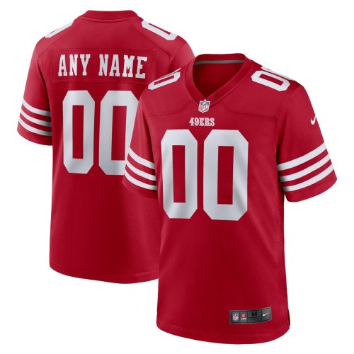 San Francisco 49ers Nike Custom Jersey - Scarlet San Francisco 49ers Nike Custom Jersey - Scarlet