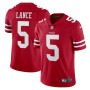 Trey Lance San Francisco 49ers Nike Vapor Limited Player Jersey - Scarlet Trey Lance San Francisco 49ers Nike Vapor Limited Player Jersey - Scarlet