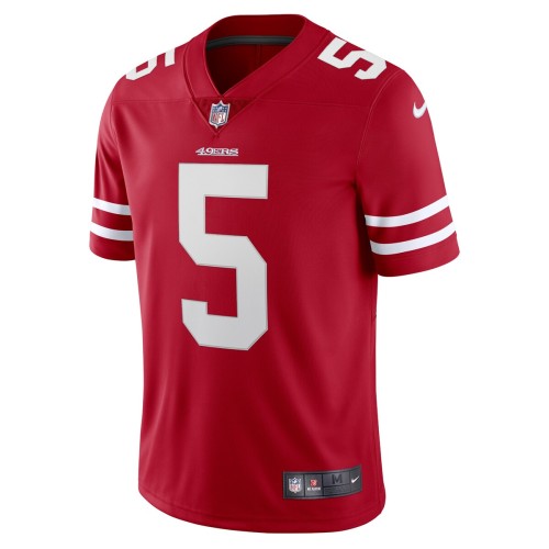 Trey Lance San Francisco 49ers Nike Vapor Limited Player Jersey - Scarlet Trey Lance San Francisco 49ers Nike Vapor Limited Player Jersey - Scarlet