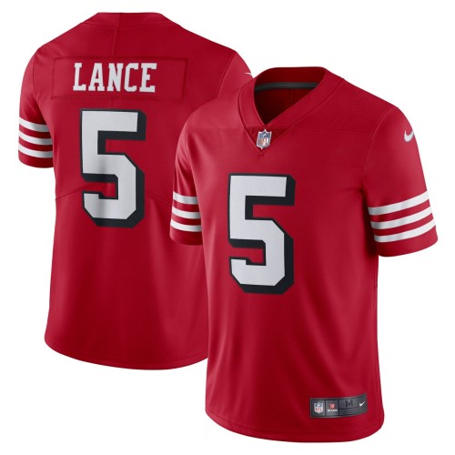 Trey Lance San Francisco 49ers Nike Alternate Vapor Limited Jersey - Scarlet Trey Lance San Francisco 49ers Nike Alternate Vapor Limited Jersey - Scarlet