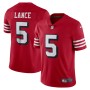 Trey Lance San Francisco 49ers Nike Alternate Vapor Limited Jersey - Scarlet Trey Lance San Francisco 49ers Nike Alternate Vapor Limited Jersey - Scarlet