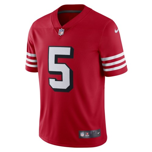 Trey Lance San Francisco 49ers Nike Alternate Vapor Limited Jersey - Scarlet Trey Lance San Francisco 49ers Nike Alternate Vapor Limited Jersey - Scarlet
