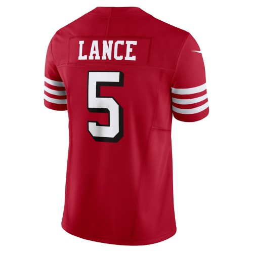 Trey Lance San Francisco 49ers Nike Vapor F.U.S.E. Limited Alternate 1 Jersey - Scarlet Trey Lance San Francisco 49ers Nike Vapor F.U.S.E. Limited Alternate 1 Jersey - Scarlet