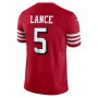 Trey Lance San Francisco 49ers Nike Vapor F.U.S.E. Limited Alternate 1 Jersey - Scarlet Trey Lance San Francisco 49ers Nike Vapor F.U.S.E. Limited Alternate 1 Jersey - Scarlet
