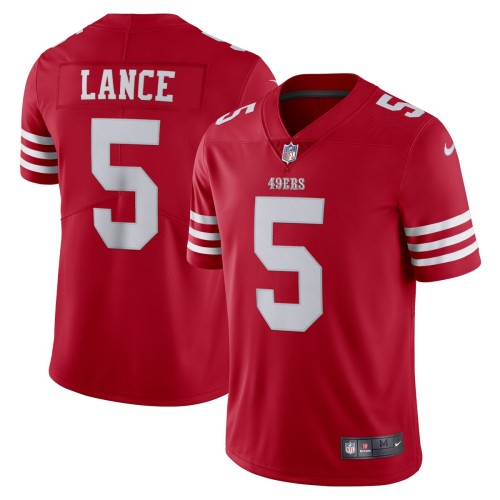 Trey Lance San Francisco 49ers Nike Vapor Limited Jersey - Scarlet Trey Lance San Francisco 49ers Nike Vapor Limited Jersey - Scarlet