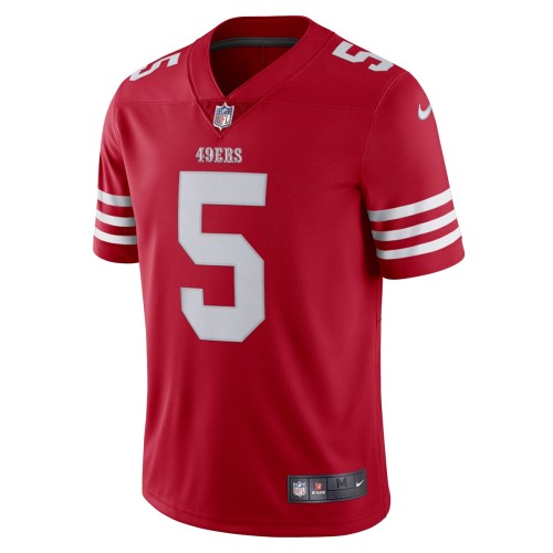 Trey Lance San Francisco 49ers Nike Vapor Limited Jersey - Scarlet Trey Lance San Francisco 49ers Nike Vapor Limited Jersey - Scarlet