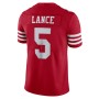 Trey Lance San Francisco 49ers Nike Vapor Limited Jersey - Scarlet Trey Lance San Francisco 49ers Nike Vapor Limited Jersey - Scarlet