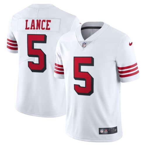 Trey Lance San Francisco 49ers Nike Alternate 2 Vapor Limited Jersey - White Trey Lance San Francisco 49ers Nike Alternate 2 Vapor Limited Jersey - White