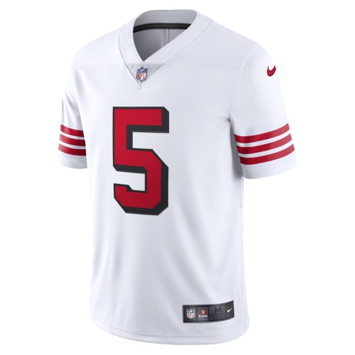 Trey Lance San Francisco 49ers Nike Alternate 2 Vapor Limited Jersey - White Trey Lance San Francisco 49ers Nike Alternate 2 Vapor Limited Jersey - White