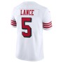 Trey Lance San Francisco 49ers Nike Alternate 2 Vapor Limited Jersey - White Trey Lance San Francisco 49ers Nike Alternate 2 Vapor Limited Jersey - White