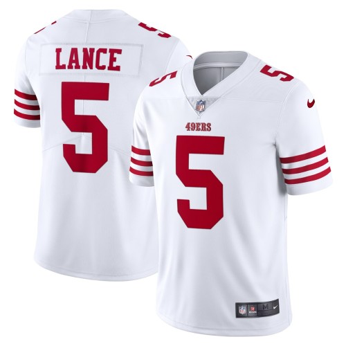 Trey Lance San Francisco 49ers Nike Vapor Limited Jersey - White Trey Lance San Francisco 49ers Nike Vapor Limited Jersey - White