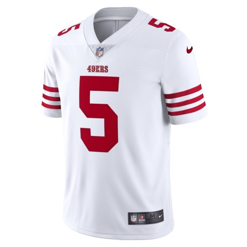 Trey Lance San Francisco 49ers Nike Vapor Limited Jersey - White Trey Lance San Francisco 49ers Nike Vapor Limited Jersey - White