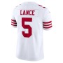 Trey Lance San Francisco 49ers Nike Vapor Limited Jersey - White Trey Lance San Francisco 49ers Nike Vapor Limited Jersey - White