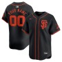 San Francisco Giants Nike Alternate Limited Custom Jersey – Black San Francisco Giants Nike Alternate Limited Custom Jersey – Black