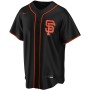 San Francisco Giants Nike Alternate Replica Custom Jersey - Black San Francisco Giants Nike Alternate Replica Custom Jersey - Black