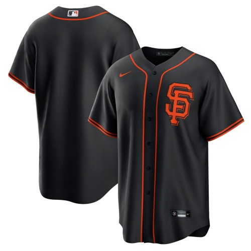San Francisco Giants Nike Alternate Replica Team Jersey - Black San Francisco Giants Nike Alternate Replica Team Jersey - Black