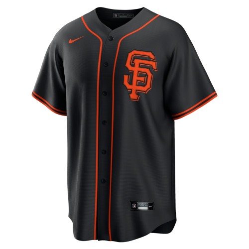 San Francisco Giants Nike Alternate Replica Team Jersey - Black San Francisco Giants Nike Alternate Replica Team Jersey - Black