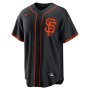 San Francisco Giants Nike Alternate Replica Team Jersey - Black San Francisco Giants Nike Alternate Replica Team Jersey - Black