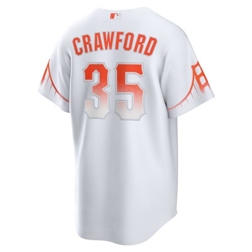 Brandon Crawford San Francisco Giants Nike City Connect Replica Player Jersey - White Brandon Crawford San Francisco Giants Nike City Connect Replica Player Jersey - White