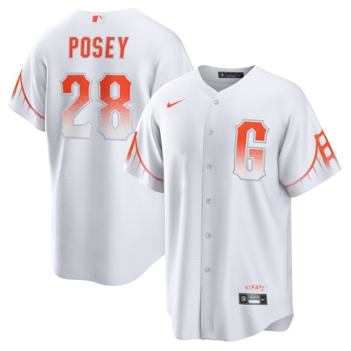 Buster Posey San Francisco Giants Nike 2021 City Connect Replica Player Jersey - White Buster Posey San Francisco Giants Nike 2021 City Connect Replica Player Jersey - White