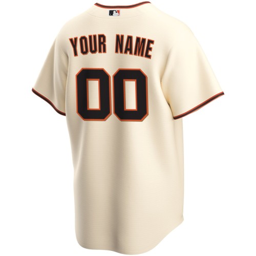 San Francisco Giants Nike Home Replica Custom Jersey - Cream San Francisco Giants Nike Home Replica Custom Jersey - Cream