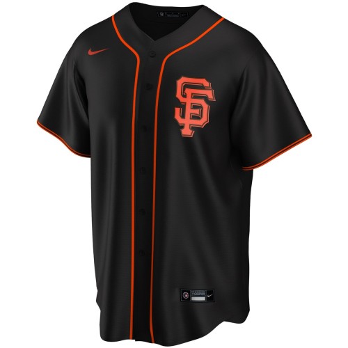 San Francisco Giants Nike Youth Alternate Replica Team Jersey - Black San Francisco Giants Nike Youth Alternate Replica Team Jersey - Black