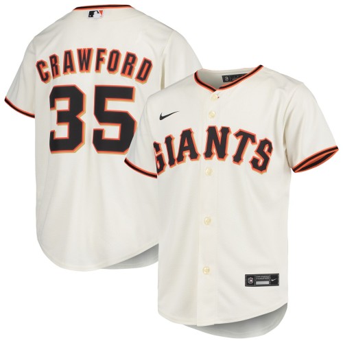 Brandon Crawford San Francisco Giants Nike Youth Alternate Replica Player Jersey - Cream Brandon Crawford San Francisco Giants Nike Youth Alternate Replica Player Jersey - Cream