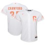 Brandon Crawford San Francisco Giants Nike Youth City Connect Replica Player Jersey - White Brandon Crawford San Francisco Giants Nike Youth City Connect Replica Player Jersey - White
