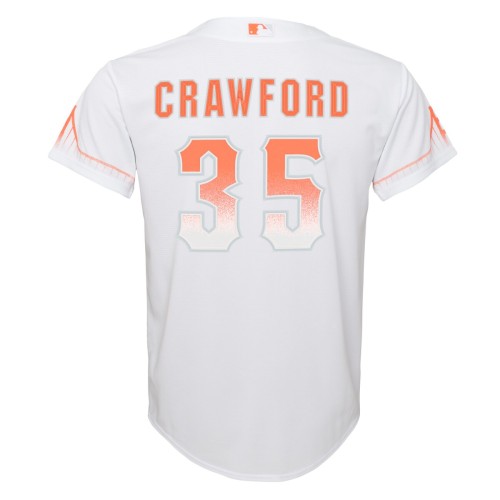 Brandon Crawford San Francisco Giants Nike Youth City Connect Replica Player Jersey - White Brandon Crawford San Francisco Giants Nike Youth City Connect Replica Player Jersey - White