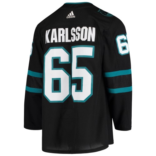 Erik Karlsson San Jose Sharks adidas Alternate Authentic Jersey - Black Erik Karlsson San Jose Sharks adidas Alternate Authentic Jersey - Black