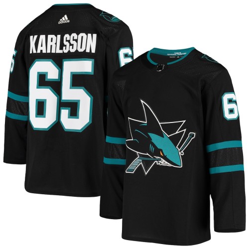 Erik Karlsson San Jose Sharks adidas Team Alternate Authentic Jersey - Black Erik Karlsson San Jose Sharks adidas Team Alternate Authentic Jersey - Black