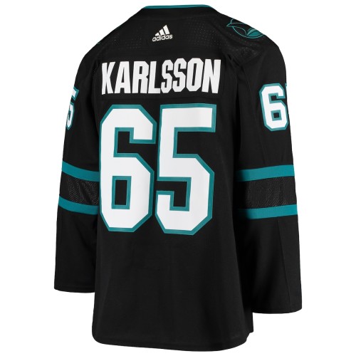 Erik Karlsson San Jose Sharks adidas Team Alternate Authentic Jersey - Black Erik Karlsson San Jose Sharks adidas Team Alternate Authentic Jersey - Black