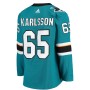 Erik Karlsson San Jose Sharks adidas Home Authentic Team Player Jersey - Teal