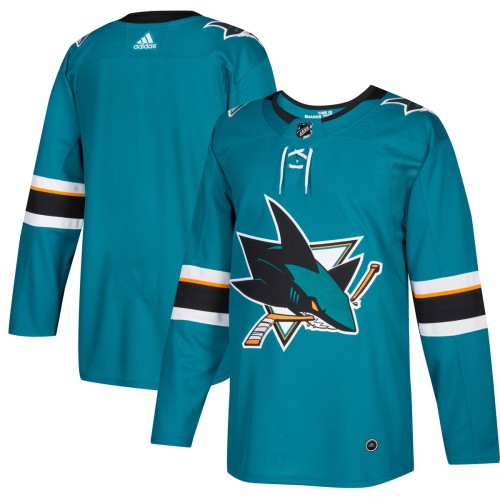 San Jose Sharks adidas Home Authentic Blank Jersey - Teal San Jose Sharks adidas Home Authentic Blank Jersey - Teal