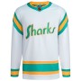 San Jose Sharks adidas Reverse Retro 2.0 Authentic Blank Jersey - White San Jose Sharks adidas Reverse Retro 2.0 Authentic Blank Jersey - White
