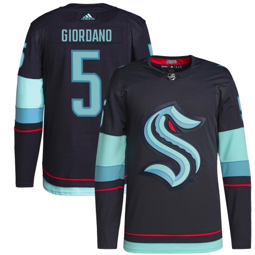 Mark Giordano Seattle Kraken adidas Home Authentic Primegreen Player Jersey - Navy Mark Giordano Seattle Kraken adidas Home Authentic Primegreen Player Jersey - Navy