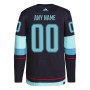 Seattle Kraken adidas Home Authentic Primegreen Custom Jersey - Navy Seattle Kraken adidas Home Authentic Primegreen Custom Jersey - Navy