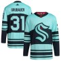 Philipp Grubauer Seattle Kraken adidas Reverse Retro 2.0 Authentic Player Jersey - Teal Philipp Grubauer Seattle Kraken adidas Reverse Retro 2.0 Authentic Player Jersey - Teal