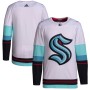 Seattle Kraken adidas Away Primegreen Authentic Jersey - White Seattle Kraken adidas Away Primegreen Authentic Jersey - White