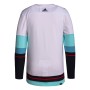Seattle Kraken adidas Away Primegreen Authentic Jersey - White Seattle Kraken adidas Away Primegreen Authentic Jersey - White