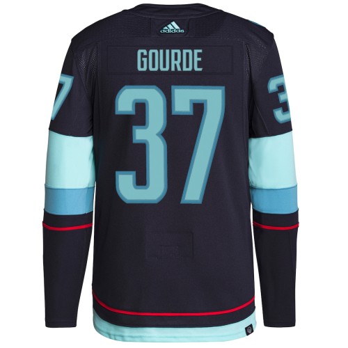 Yanni Gourde Seattle Kraken adidas Home Authentic Primegreen Player Jersey - Navy Yanni Gourde Seattle Kraken adidas Home Authentic Primegreen Player Jersey - Navy