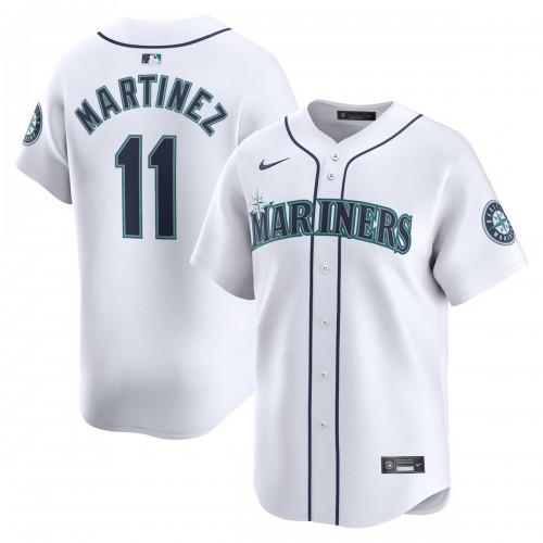 Edgar Martinez Seattle Mariners Nike Home Limited Player Jersey - White Edgar Martinez Seattle Mariners Nike Home Limited Player Jersey - White